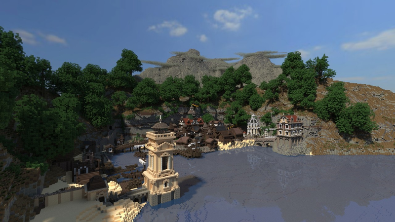 Illustration for article titled Minecraft Village Would Make a Nice Vacation Spot